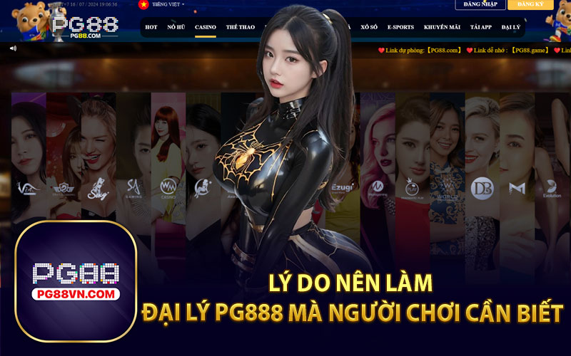 Lý Do Nên Làm Đại Lý PG888 Mà Người Chơi Cần Biết